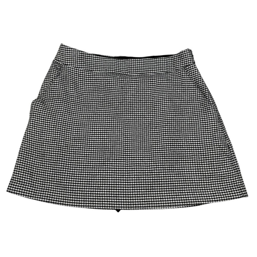 Abercrombie & Fitch Womens Size S Black White Houndstooth Mini Skirt